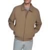 imageDockers Mens Micro Twill Golf Bomber Jacket Standard and Big ampamp TallWalnut Unfilled