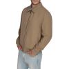 imageDockers Mens Micro Twill Golf Bomber Jacket Standard and Big ampamp TallWalnut Unfilled