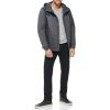 imageTommy Hilfiger Mens Lightweight Breathable Waterproof Hooded Rain JacketCharcoalNavy Colorblock