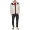 imageTommy Hilfiger Mens Lightweight Breathable Waterproof Hooded Rain JacketIceNavy Colorblock