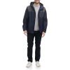 imageTommy Hilfiger Mens Lightweight Breathable Waterproof Hooded Rain JacketNavyCharcoal Colorblock