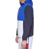 imageTommy Hilfiger Mens Retro Lightweight Taslan Hooded Popover Water Resistant Windbreaker JacketAtlantis BlueNavyWhite