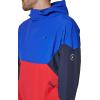 imageTommy Hilfiger Mens Retro Lightweight Taslan Hooded Popover Water Resistant Windbreaker JacketRoyal BlueNavyRed