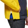 imageTommy Hilfiger Mens Retro Lightweight Taslan Hooded Popover Water Resistant Windbreaker JacketYellowNavyWhite