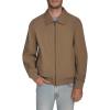 imageDockers Mens Micro Twill Golf Bomber Jacket Standard and Big ampamp TallWalnut Unfilled