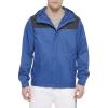 imageTommy Hilfiger Mens Lightweight Breathable Waterproof Hooded Rain JacketRoyal BlueNavy Colorblock