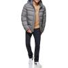 imageTommy Hilfiger Mens Down Alternative Hooded Puffer Jacket Standard and Big ampamp TallHeather Grey