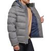 imageTommy Hilfiger Mens Down Alternative Hooded Puffer Jacket Standard and Big ampamp TallHeather Grey