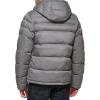 imageTommy Hilfiger Mens Down Alternative Hooded Puffer Jacket Standard and Big ampamp TallHeather Grey
