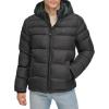 imageTommy Hilfiger Mens Down Alternative Hooded Puffer Jacket Standard and Big ampamp TallBlack