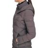 imageCalvin Klein Womens Chevron Quilting Casual Lightweight JacketLong Bib Forged Iron