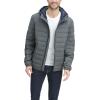 imageTommy Hilfiger Mens Water Resistant Ultra Loft Filled Hooded Puffer JacketHeather Charcoal