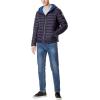 imageTommy Hilfiger Mens Water Resistant Ultra Loft Filled Hooded Puffer JacketMidnight Colorblock