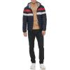 imageTommy Hilfiger Mens Water Resistant Ultra Loft Filled Hooded Puffer JacketNavyRed