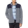 imageTommy Hilfiger Mens Classic Zip Front Polar Fleece JacketNavy Light Grey