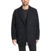 imageTommy Hilfiger Mens Wool Melton Classic Double Breasted PeacoatDeep Navy