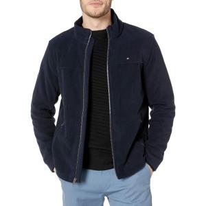 imageTommy Hilfiger Mens Classic Zip Front Polar Fleece JacketNavy