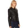 imageAndrew Marc Womens Asymmetrical Leather JacketBlack