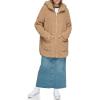 imageAndrew Marc Womens Cozy Zip Front Hooded Teddy CoatCamel