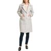imageAndrew Marc Womens Wool CoatNotch Collar Ivory