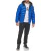 imageCalvin Klein Mens Snap Front Puffer JacketSuper Shine Blue