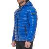 imageCalvin Klein Mens Snap Front Puffer JacketSuper Shine Blue