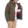 imageTommy Hilfiger Mens Stretch Poly Hooded Packable JacketOlive