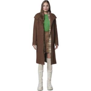 imageAndrew Marc Womens Wool CoatAssymetrical Sepia