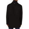 imageAndrew Marc Mens Burnett Melton Wool Pea Coat Jacket Black Large