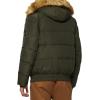 imageAndrew Marc Mens Legacy Short Quilted Inner Bib Attached Umbra Down Bomber with Hybrid Down FillForest