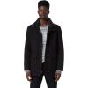 imageAndrew Marc Mens Softshell JacketBlack Removable Fur Collar