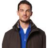 imageAndrew Marc Mens Softshell JacketHickory Removable Fur Collar