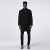imageAndrew Marc Mens Wool CoatMid and Full LengthBlack Sheffield