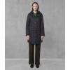 imageAndrew Marc Womens Long Quilted JacketQuilted Hooded Black