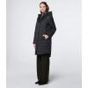 imageAndrew Marc Womens Long Quilted JacketQuilted Hooded Black