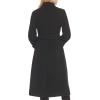 imageCole Haan Womens Flared Trench Slick Wool CoatBblack