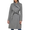 imageCole Haan womens Belted Wool Classically Elegant Coat for Yearround Style Standard and Plus SizeBelted Charcoal