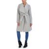 imageCole Haan womens Belted Wool Classically Elegant Coat for Yearround Style Standard and Plus SizeLight Grey
