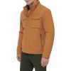 imageDOCKERS Mens Faux Leather Military JacketGold Nubuck Faux Suede