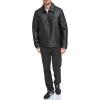 imageDOCKERS Mens James Faux Leather JacketBlack Modern Zip