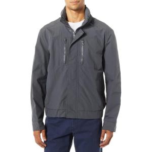 imageAndrew Marc Mens Rain JacketFour Pocket Iron