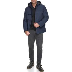 imageAndrew Marc Mens Rain JacketMid Length Ink