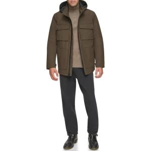 imageAndrew Marc Mens Rain JacketMid Length Jungle