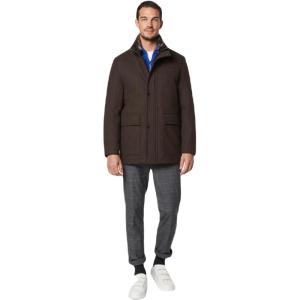 imageAndrew Marc Mens Softshell JacketHickory Removable Fur Collar