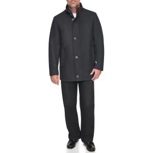 imageAndrew Marc Mens Wool CoatMid and Full LengthCharcoal Dorsey