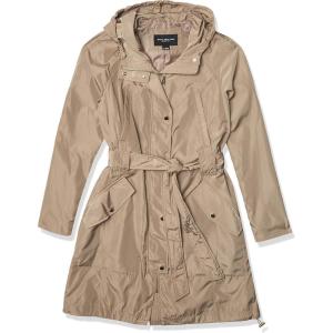 imageAndrew Marc Womens Long Quilted JacketFaux Memory Khaki