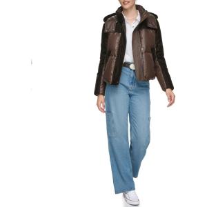 imageAndrew Marc Womens Vega Puffer JacketChocolate