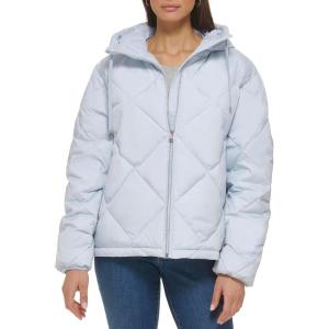 imageCole Haan Womens Essential Diamond Quilted JacketArctic Ice