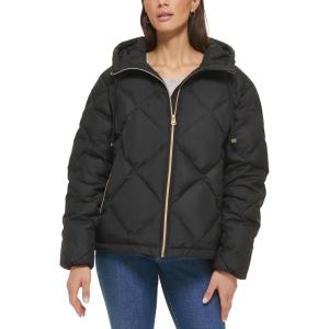 imageCole Haan Womens Essential Diamond Quilted JacketBlack