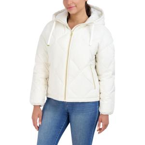 imageCole Haan Womens Essential Diamond Quilted JacketIvory